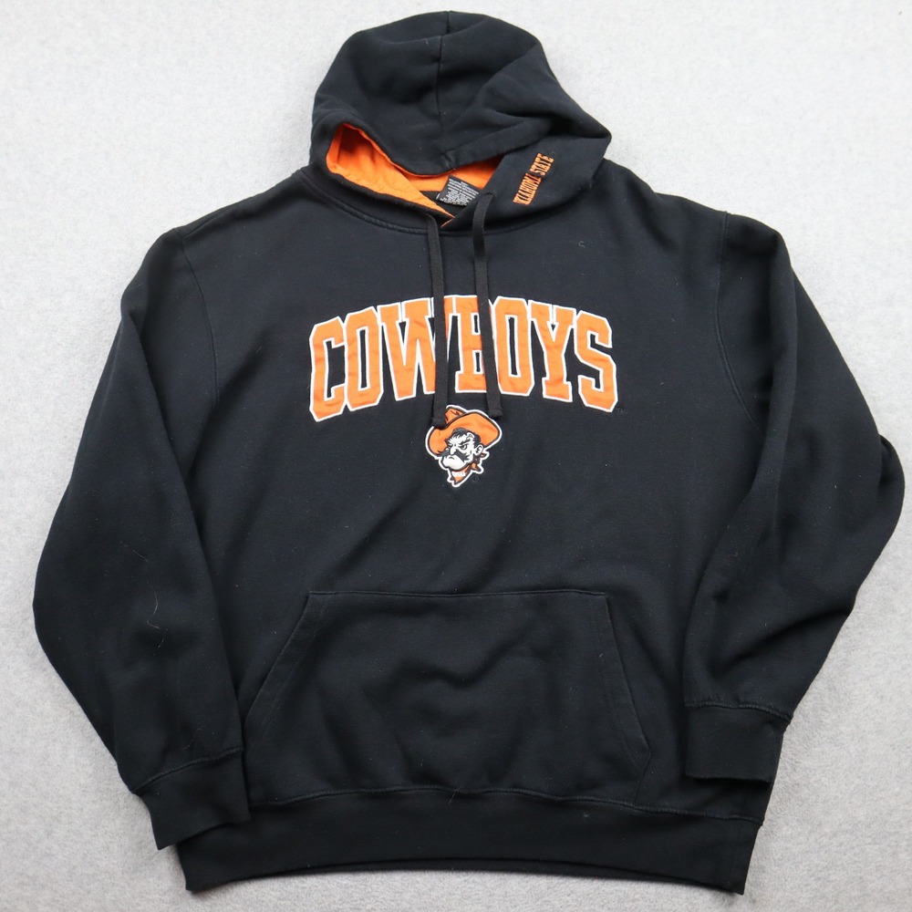 Oklahoma State Colosseum Hoodie Mens XL Black NCAA Football Cowboys Sweatshirt